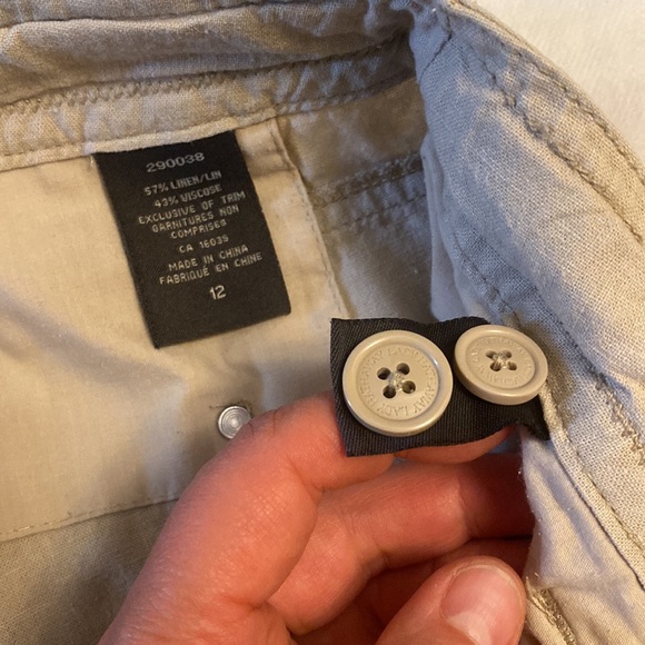 Cargo shorts 🩳 Linen & viscose fabric - Picture 11 of 11